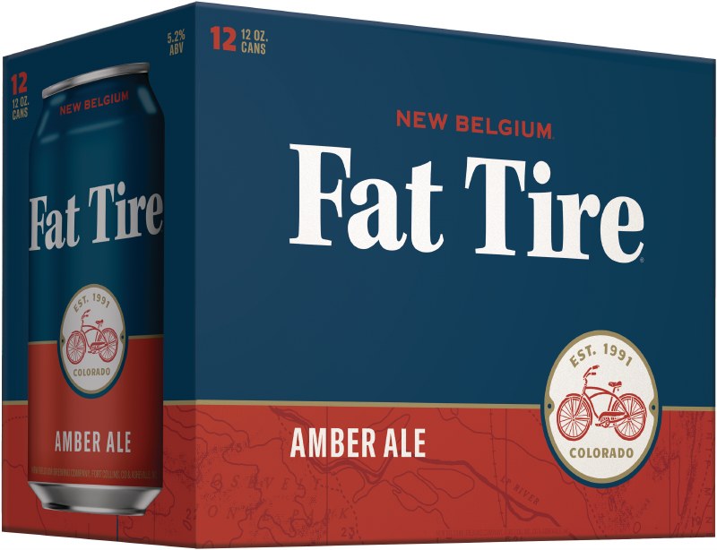 New Belgium Fat Tire Amber Ale 12pk 12oz Can Legacy Wine and Spirits